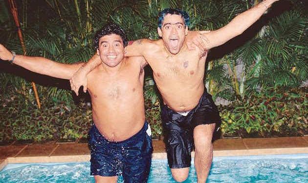 Maradona y el potro