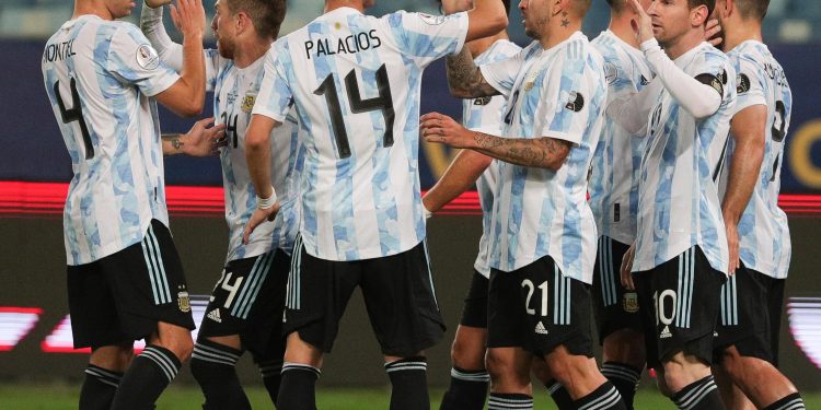 Argentina celebra la goleada