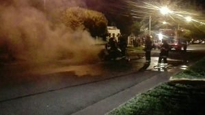 Incendio de auto peugeot wsp