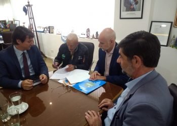 Firma del convenio entre la rural y la agencia córdoba turismo