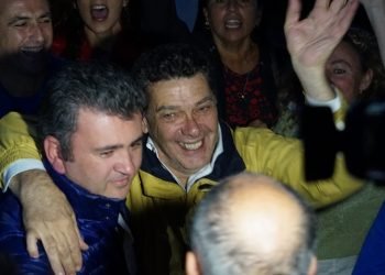 Foto nuevo intendente de la falda