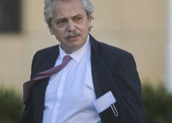 Alberto fernandez en los tribunales de comodoro py foto federico lopez claro