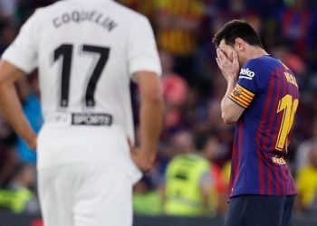 Messi y una temporada dificil pese al titulo de liga