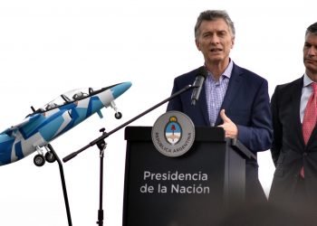 Macri en fadea archivo
