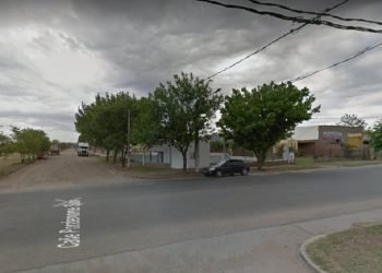 Lugar del accidente en caroya