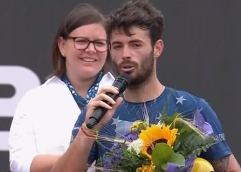 Londero y su improvisado inglés