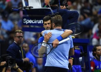 Novak y stan, en el saludo final