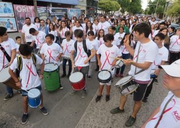 Marcha de las mil remeras en jesús maría 2018 cam 7