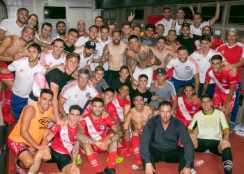 Argentinos, celebro en el vestuario