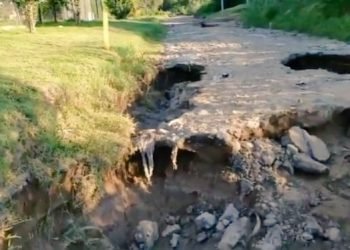 Calle rota en cordoba