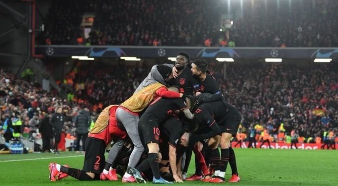 Atletico madrid en anfield