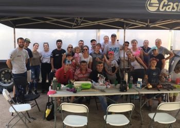 Cadamuro celebrando con su gente