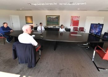 Schiaretti en teleconferencia con salud nación 4199