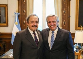 Alfonsin con fernandez