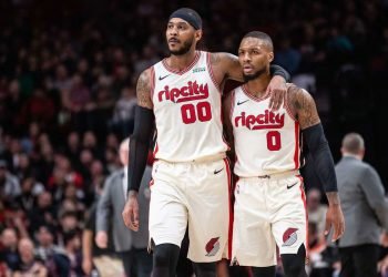 Carmelo y lillard de portland