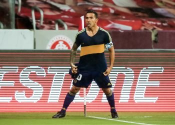 Tevez con la de diego