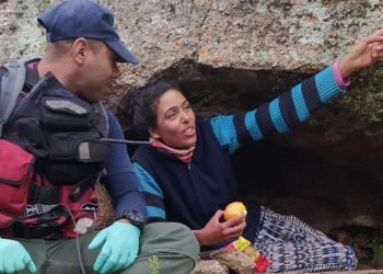 Maria del carmen herrero estaba refugiada el macizo los gigantes
