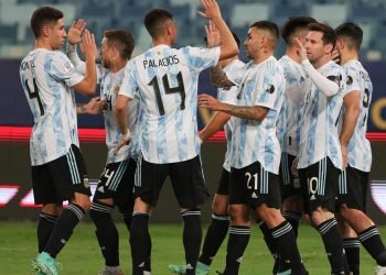 Argentina celebra la goleada
