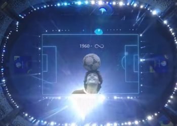 Conmebol copa america rindio homenaje maradona antes del partido argentina frente chile