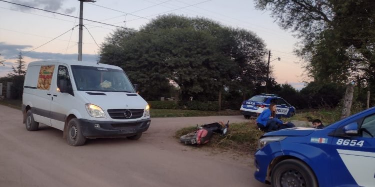 Accidente en colonia caroya