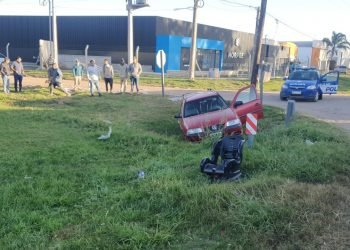 Accidente sobre ruta nacional número 9