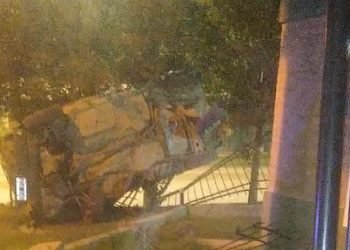 Accidente con un joven lesionado