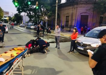 Un hombre resultó herido tras un accidente de tránsito