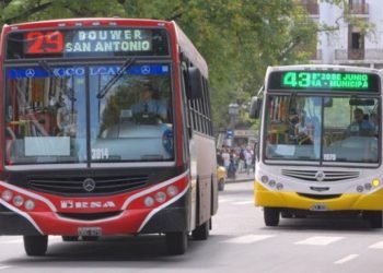 Paro transporte urbano pasajeros cordoba