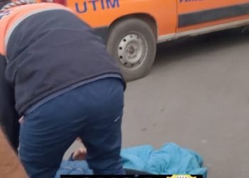 Una motociclista fue lesionada a raíz del impacto con el auto