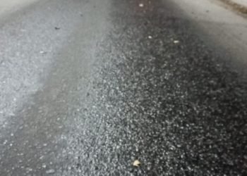 Derrame de Gas Oil en calle Marcos Perdía de Colonia Caroya