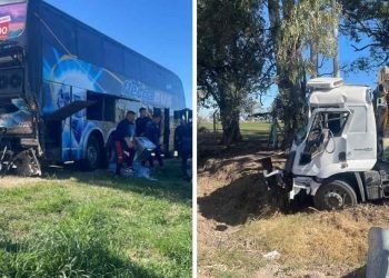 El colectivo que trasladaba al plantel de unión sufrió un accidente y el partido de este viernes se suspendió