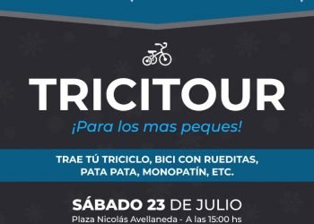“Tricitour” en la Plaza Nicolás Avellaneda