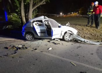 Accidente fatal entre un automóvil y un colectivo en córdoba