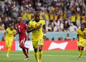 Enner valencia fue la gran figura del triunfo de ecuador ante qatar marcando los dos goles del encuentro.