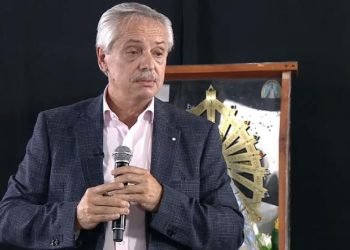 El presidente alberto fernandez en lujan 1525591