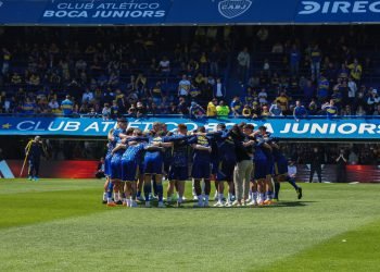 Boca y su última práctica previa al viaje a Brasil para enfrentar a Palmeiras