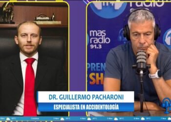 Guillermo Pacharoni con Cristián Bazán