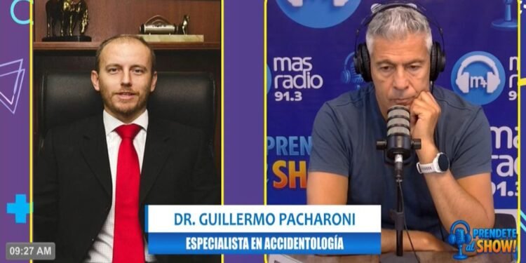 Guillermo Pacharoni con Cristián Bazán