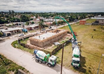 Avanza la construcción del Centro de Acompañamiento en Adicciones y Salud Mental de barrio Ituzaingó