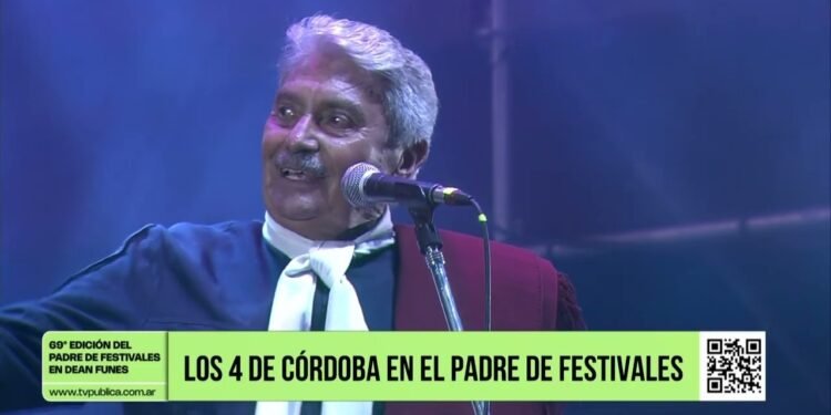 Los 4 de Córdoba ofendidos con el presentador del festival de Deán Funes