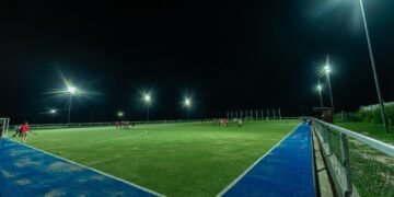 Club Palermo Bajo incorporó nueva iluminación con apoyo municipal