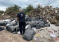 La Municipalidad clausuró una droguería por el arrojo ilegal de 58 bolsas de residuos