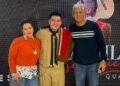 Nico Villa arribó a los estudios de Mas Radio para anticipar su show en el Quality