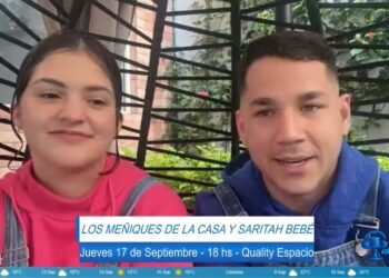 LOS MEÑIQUES DE LA CASA Y SARITAH BEBÉ pisan suelo cordobés por primera vez