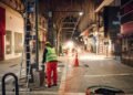 Las peatonales 9 de Julio y San Martín se renuevan con obras de puesta en valor e iluminación ornamental
